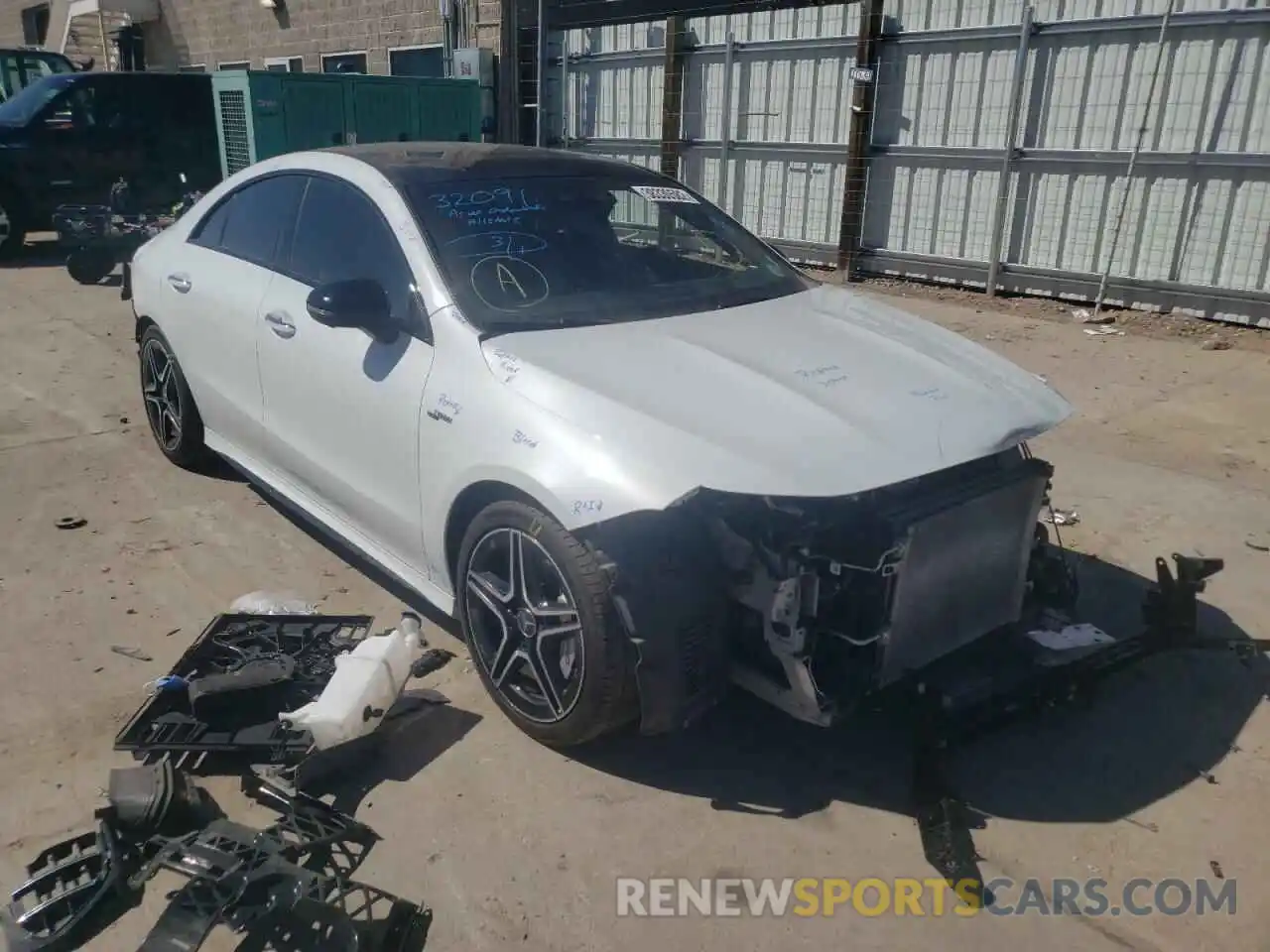 1 Photograph of a damaged car W1K5J5BB6MN184373 MERCEDES-BENZ CLA-CLASS 2021