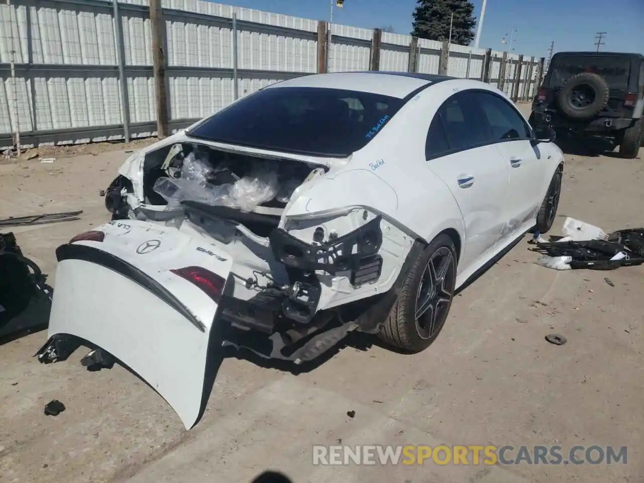 4 Photograph of a damaged car W1K5J5BB6MN184373 MERCEDES-BENZ CLA-CLASS 2021