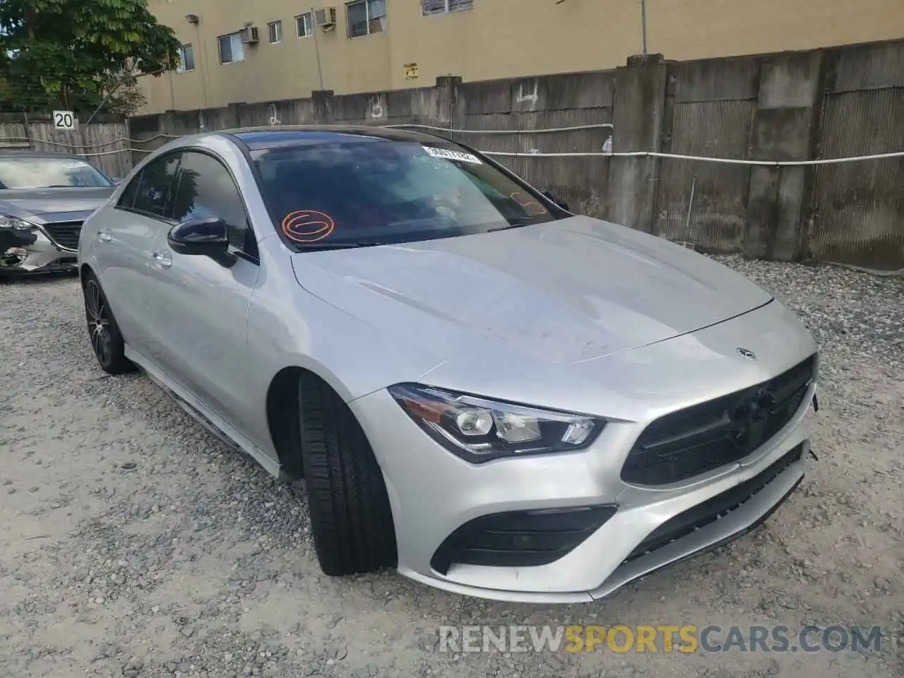 1 Photograph of a damaged car W1K5J5BB6MN208946 MERCEDES-BENZ CLA-CLASS 2021