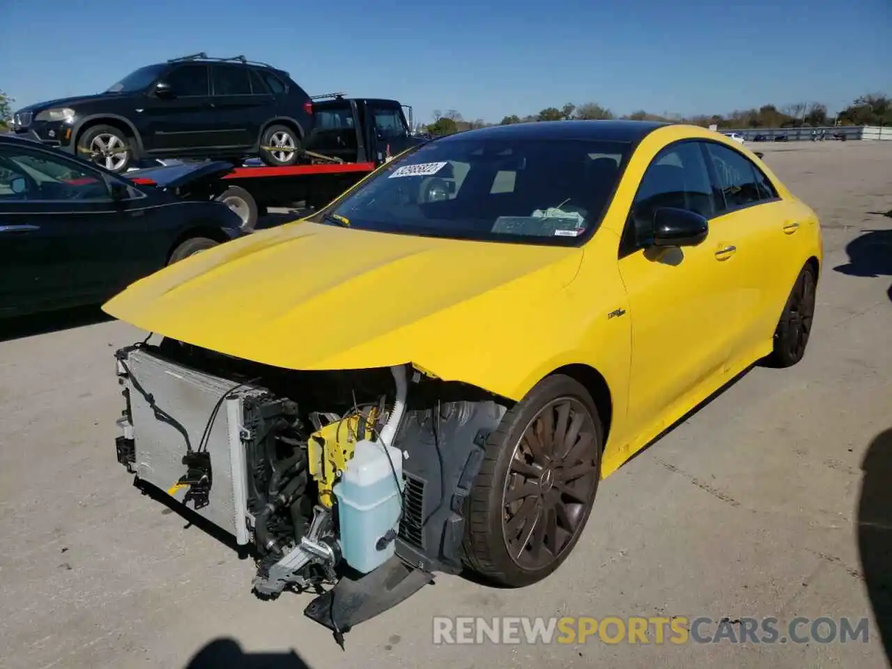 2 Photograph of a damaged car W1K5J5BB7MN150393 MERCEDES-BENZ CLA-CLASS 2021