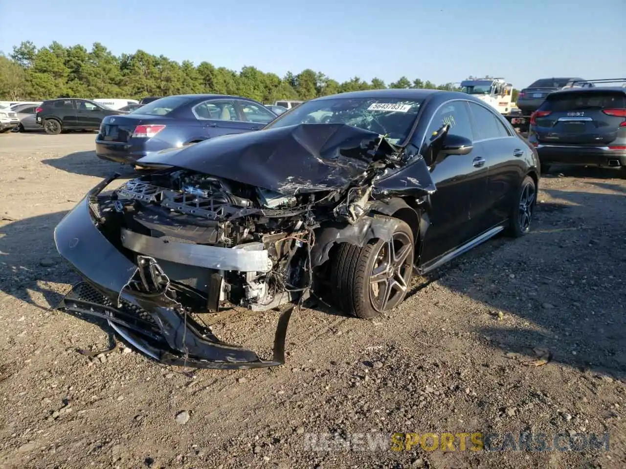 2 Photograph of a damaged car W1K5J5BB7MN207790 MERCEDES-BENZ CLA-CLASS 2021