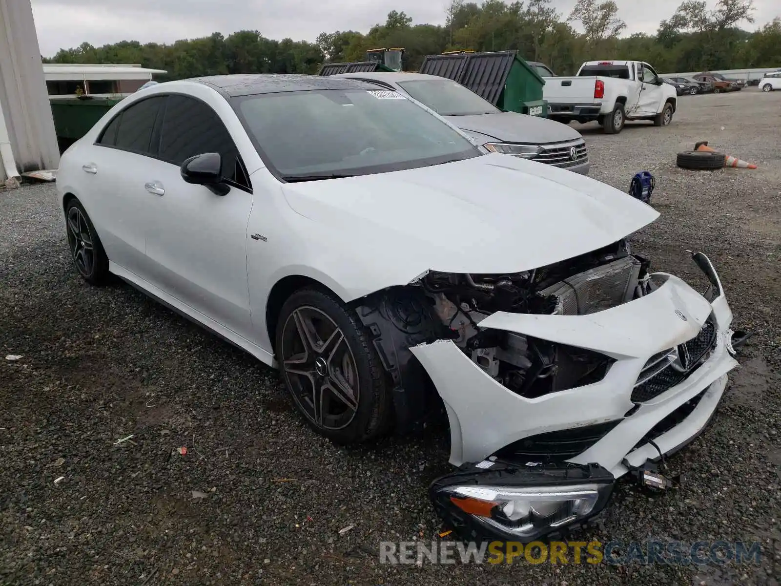 1 Photograph of a damaged car W1K5J5BB8MN187534 MERCEDES-BENZ CLA-CLASS 2021