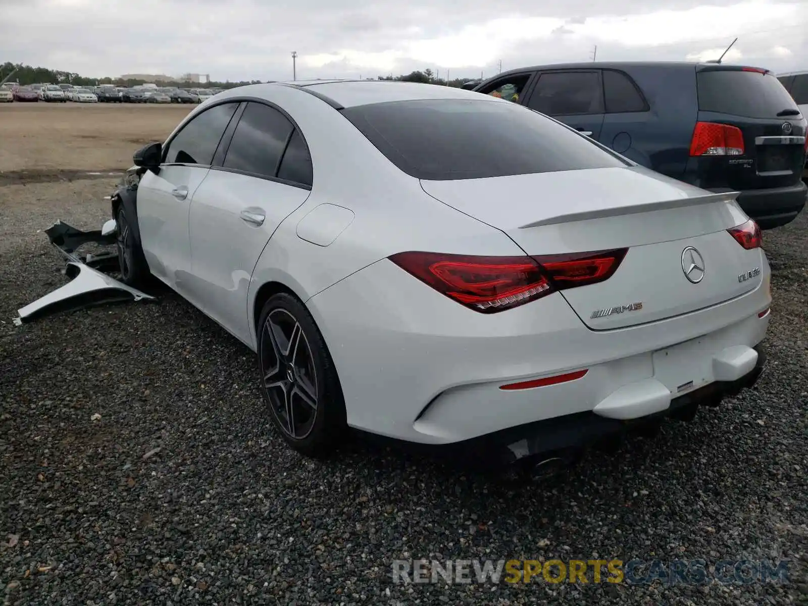 3 Photograph of a damaged car W1K5J5BB8MN187534 MERCEDES-BENZ CLA-CLASS 2021