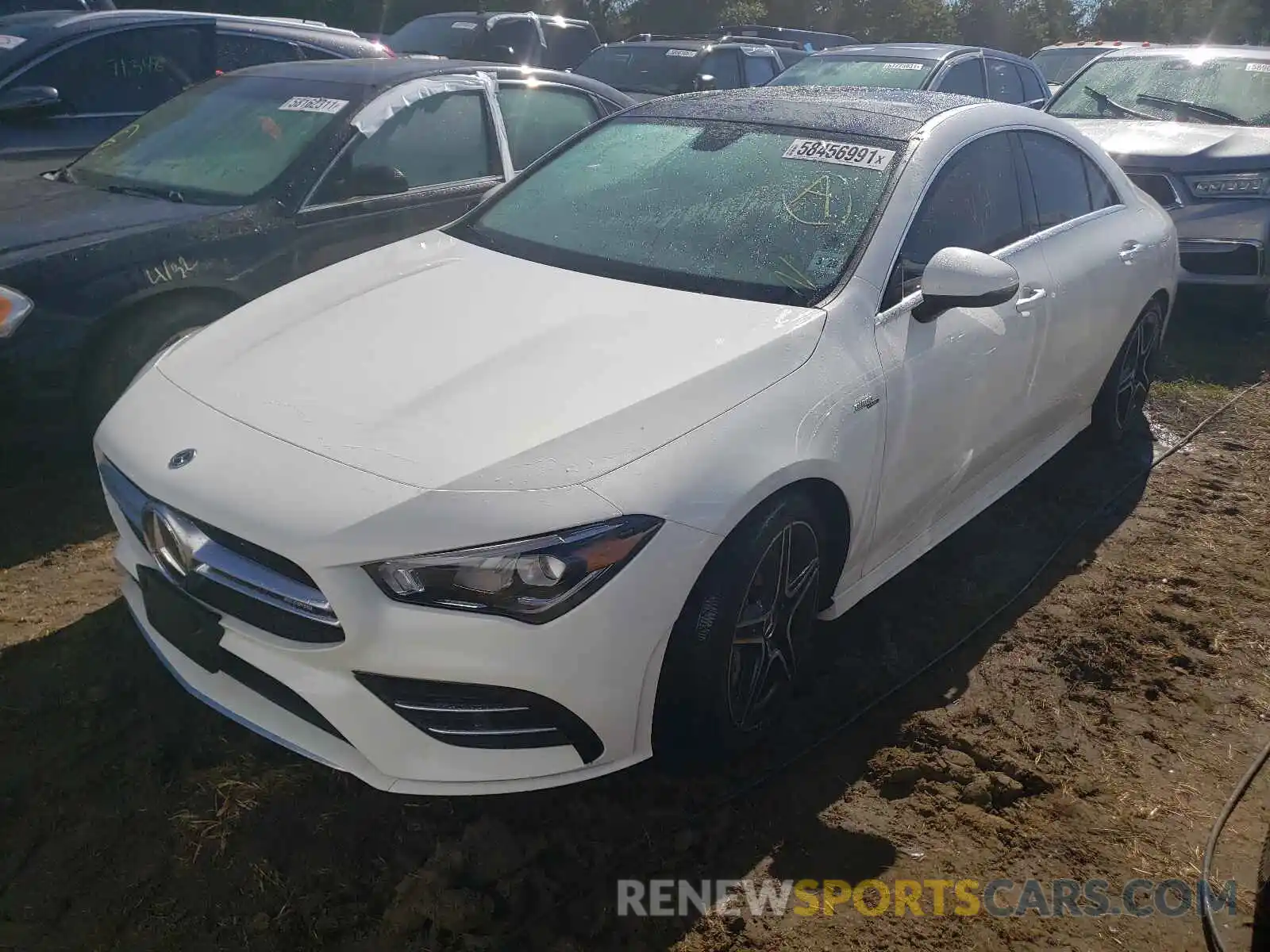 2 Photograph of a damaged car W1K5J5BBXMN182979 MERCEDES-BENZ CLA-CLASS 2021