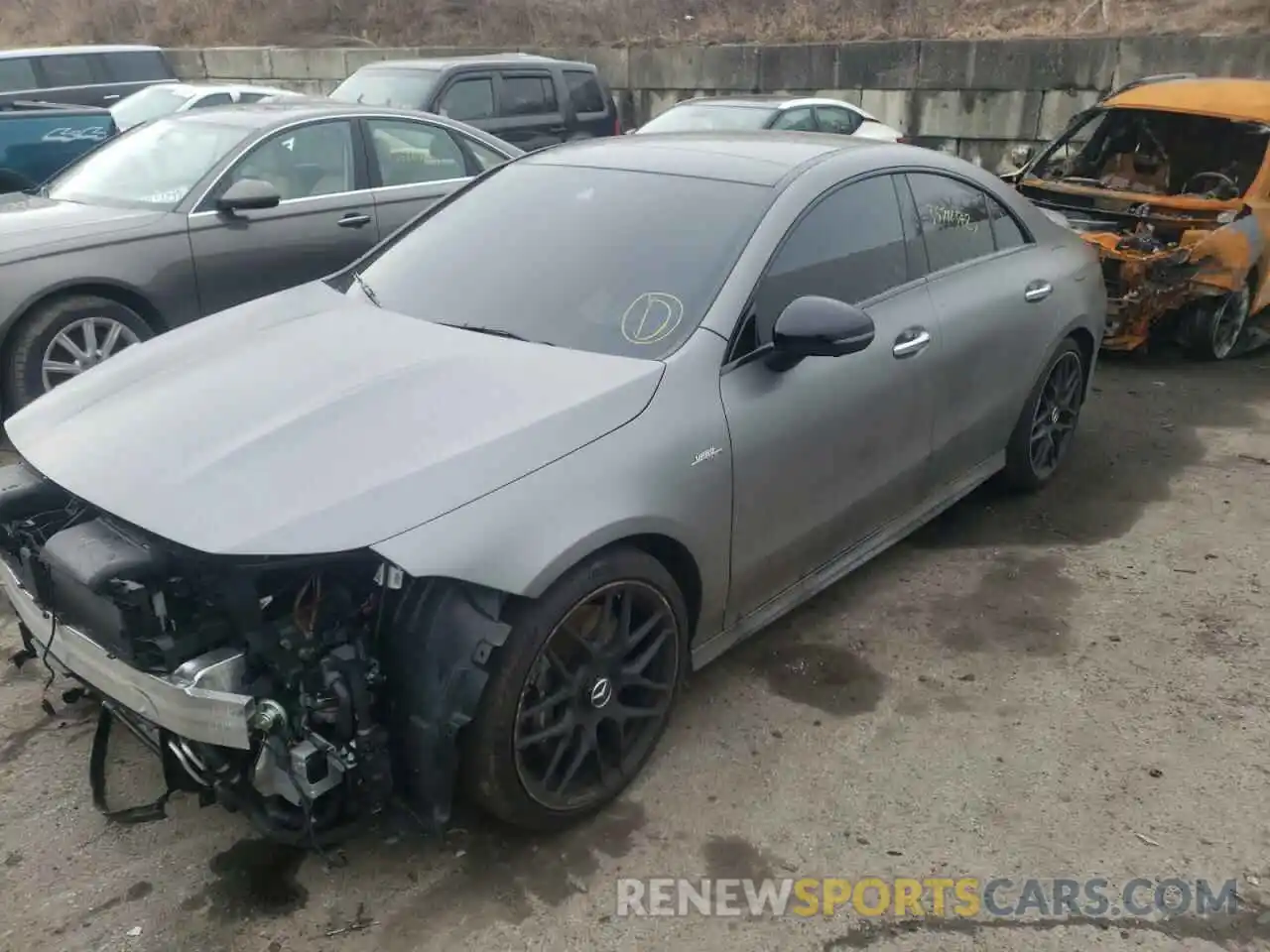 2 Photograph of a damaged car W1K5J5DB0MN161359 MERCEDES-BENZ CLA-CLASS 2021