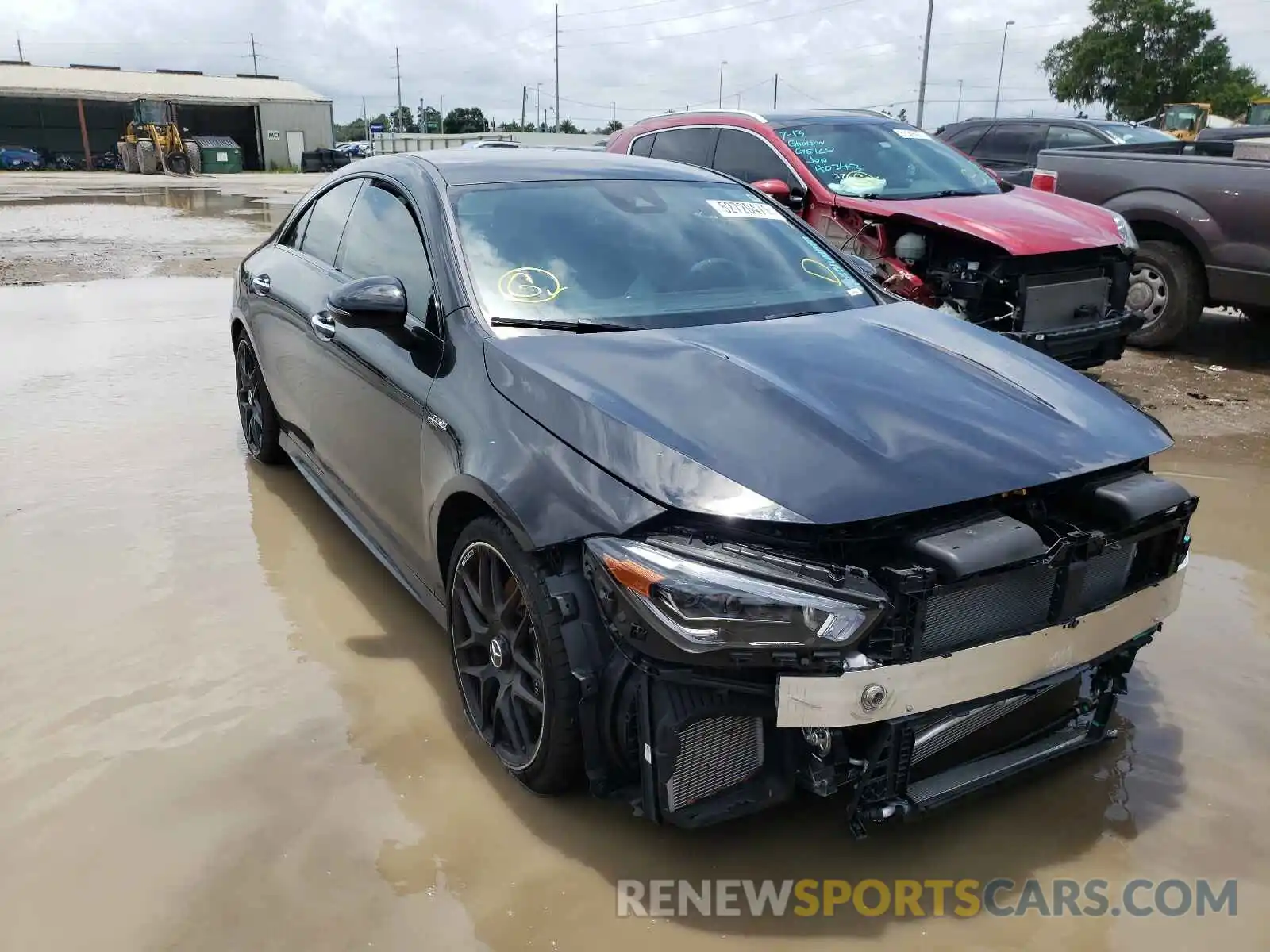 1 Photograph of a damaged car W1K5J5DB0MN173463 MERCEDES-BENZ CLA-CLASS 2021