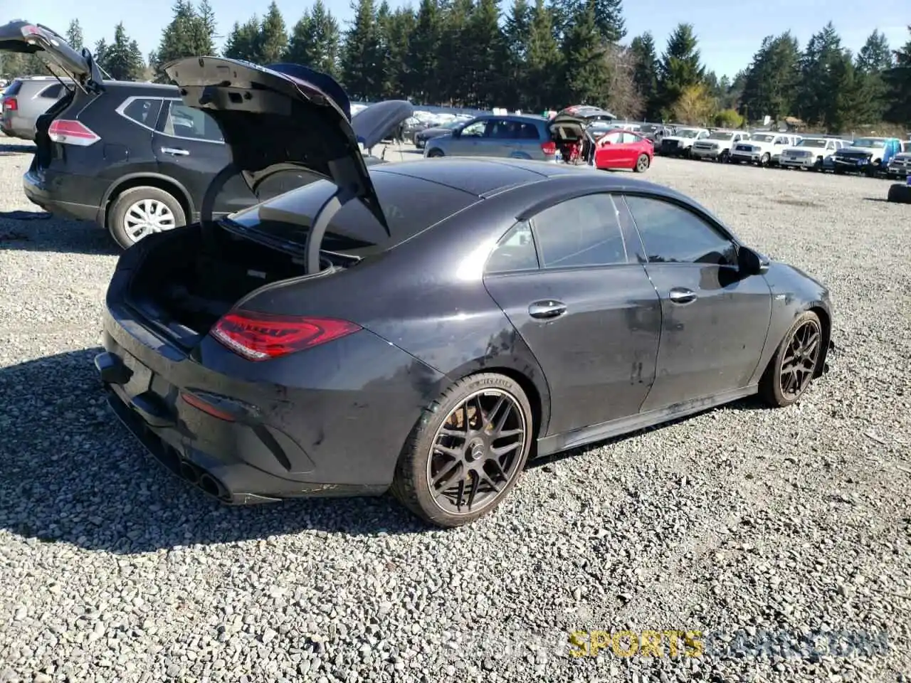 3 Photograph of a damaged car W1K5J5DB2MN196095 MERCEDES-BENZ CLA-CLASS 2021