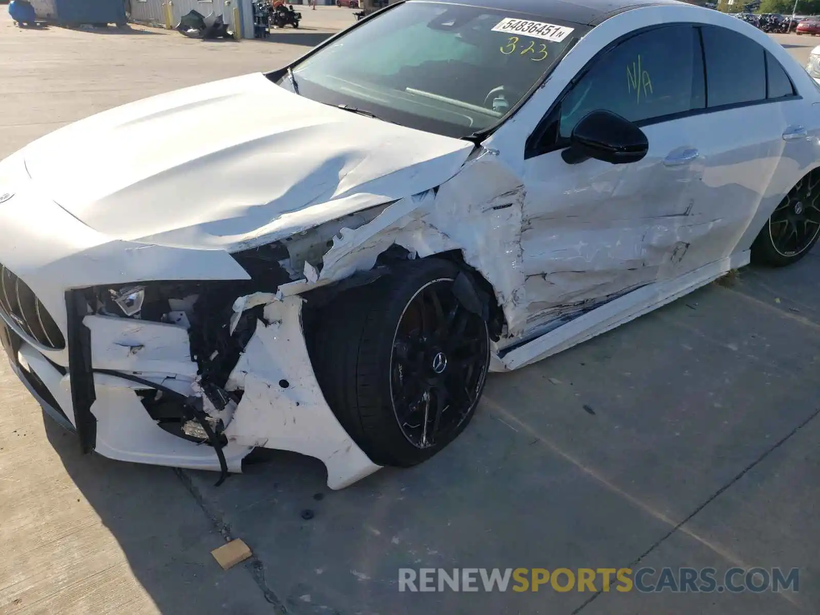 9 Photograph of a damaged car W1K5J5DB3MN197076 MERCEDES-BENZ CLA-CLASS 2021