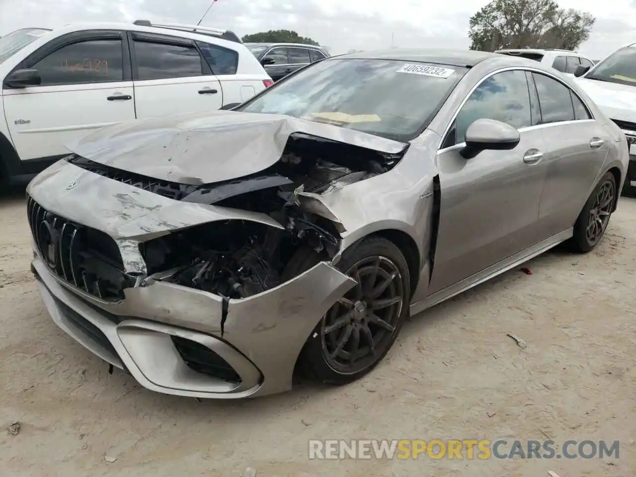 2 Photograph of a damaged car W1K5J5DB7MN131405 MERCEDES-BENZ CLA-CLASS 2021