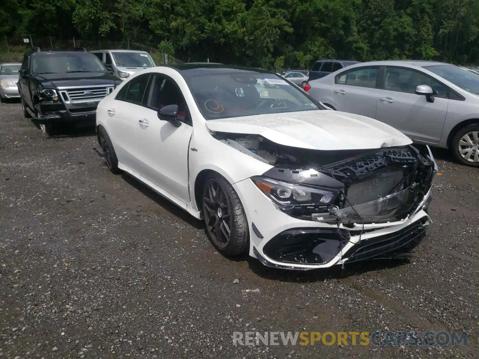 1 Photograph of a damaged car W1K5J5DB9MN196076 MERCEDES-BENZ CLA-CLASS 2021