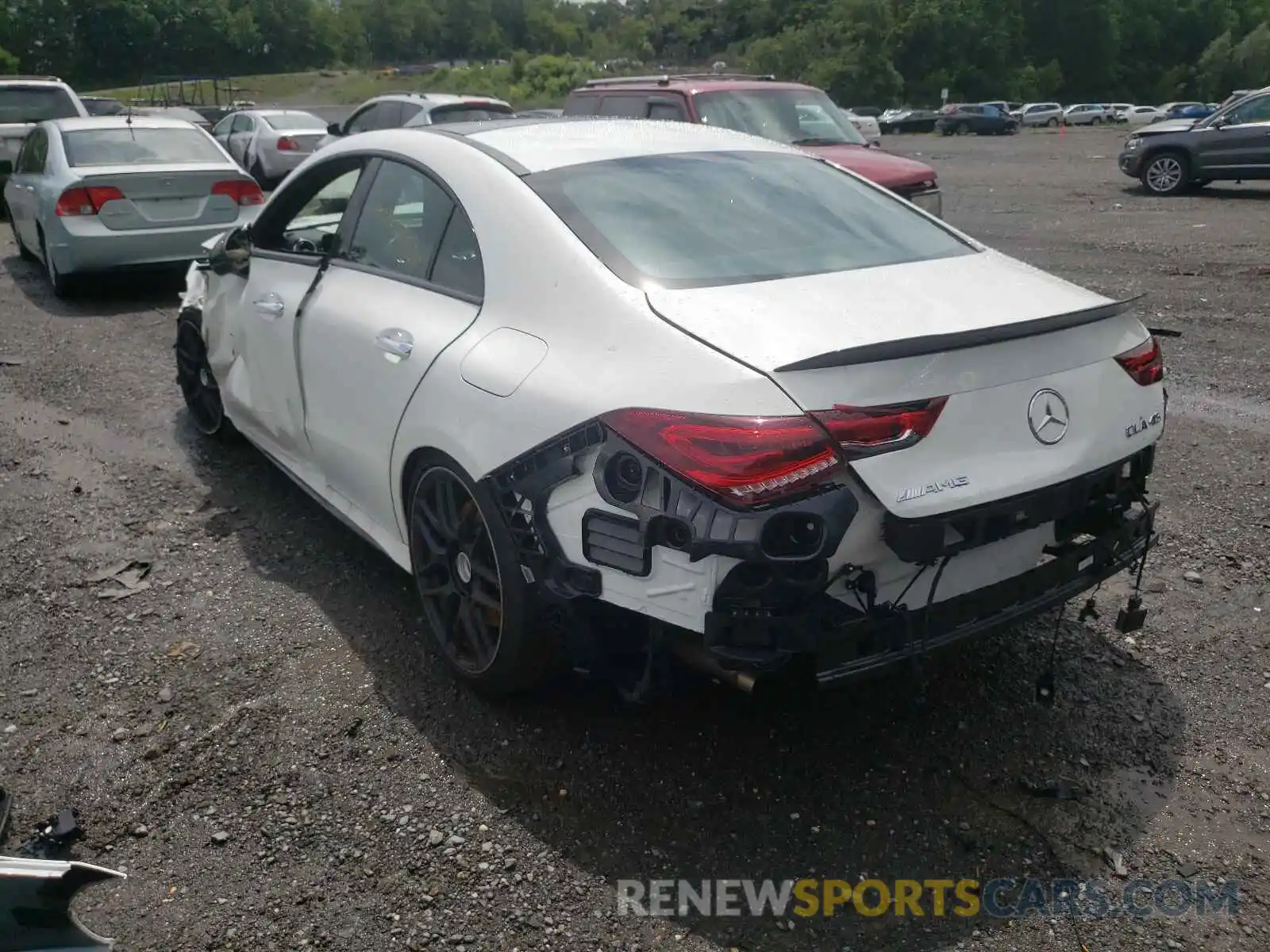 3 Photograph of a damaged car W1K5J5DB9MN196076 MERCEDES-BENZ CLA-CLASS 2021