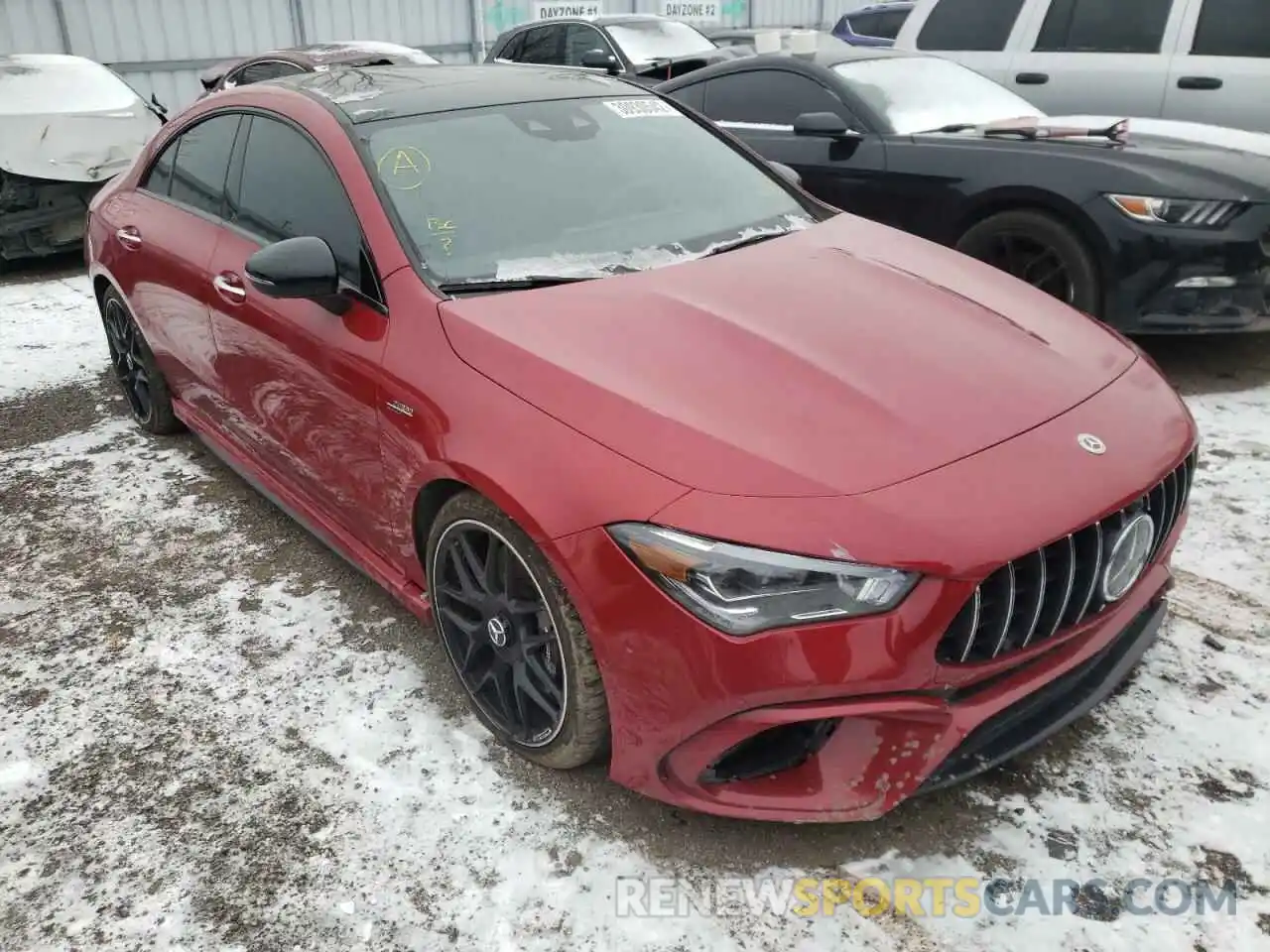 1 Photograph of a damaged car W1K5J5DB9MN211529 MERCEDES-BENZ CLA-CLASS 2021