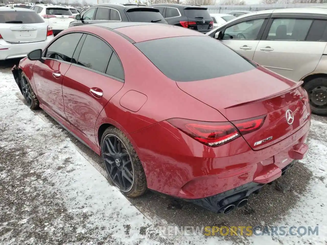 3 Photograph of a damaged car W1K5J5DB9MN211529 MERCEDES-BENZ CLA-CLASS 2021