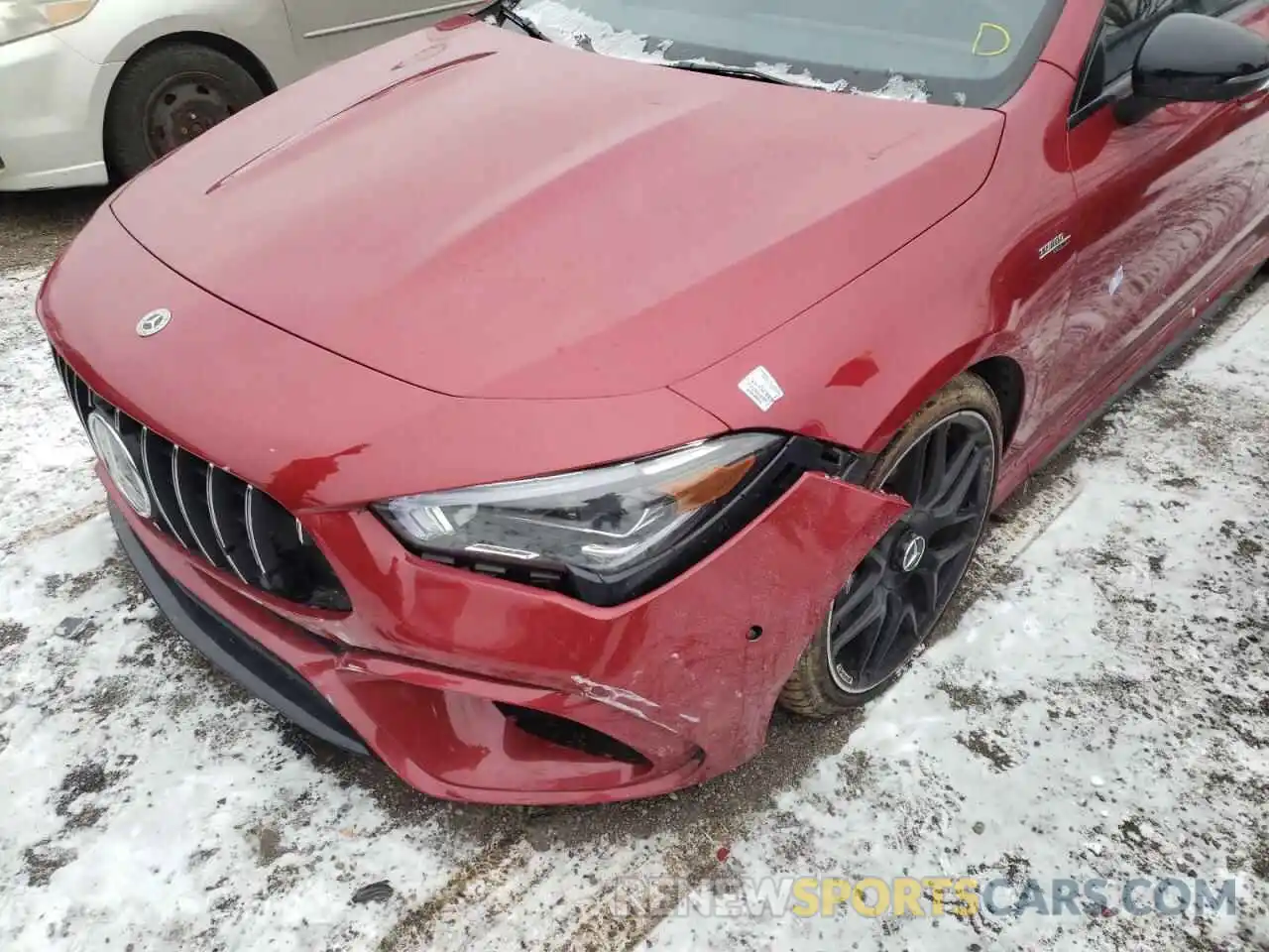 9 Photograph of a damaged car W1K5J5DB9MN211529 MERCEDES-BENZ CLA-CLASS 2021