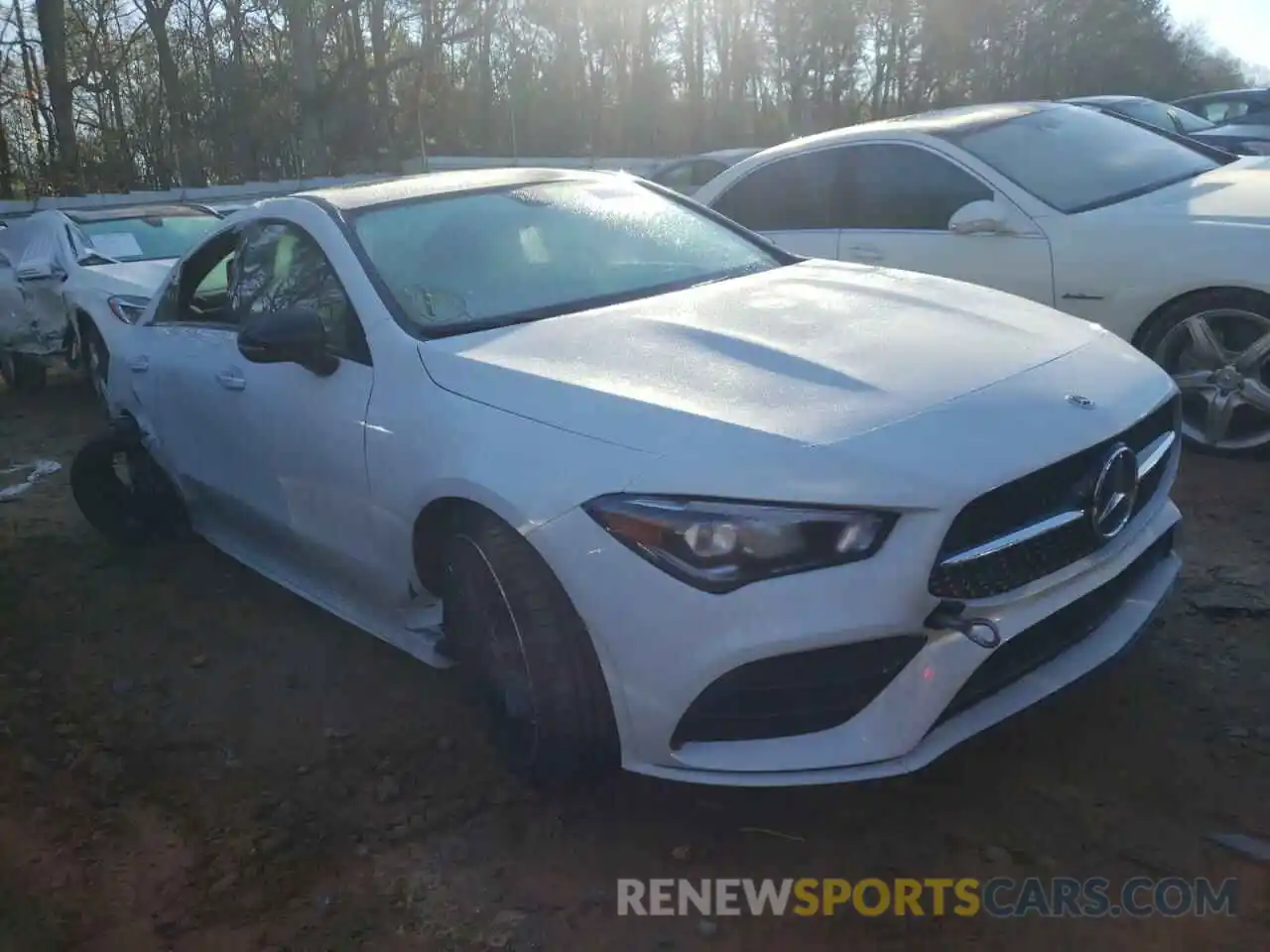 1 Photograph of a damaged car W1K5J4GB1NN250221 MERCEDES-BENZ CLA-CLASS 2022