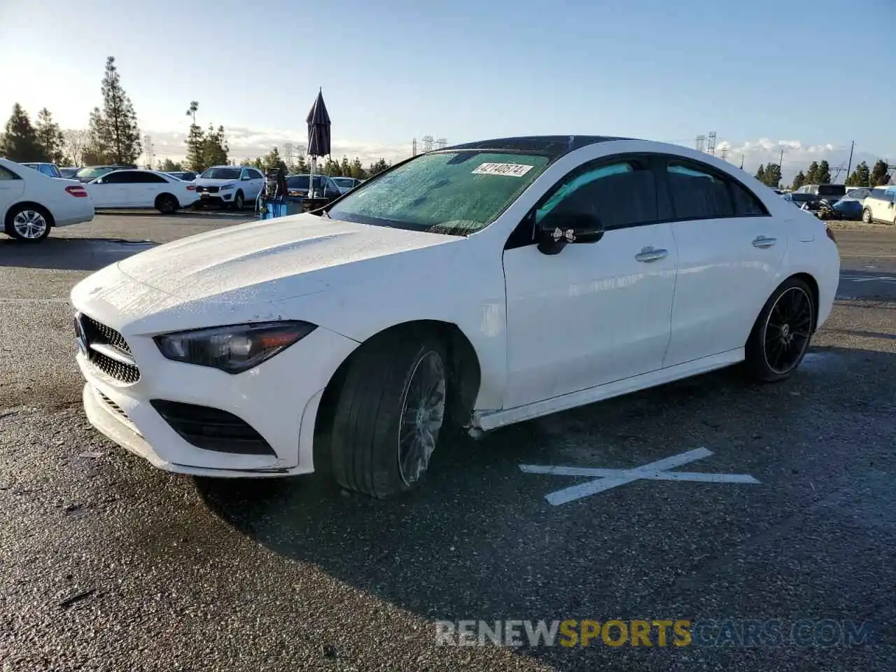 1 Photograph of a damaged car W1K5J4GB1NN294672 MERCEDES-BENZ CLA-CLASS 2022