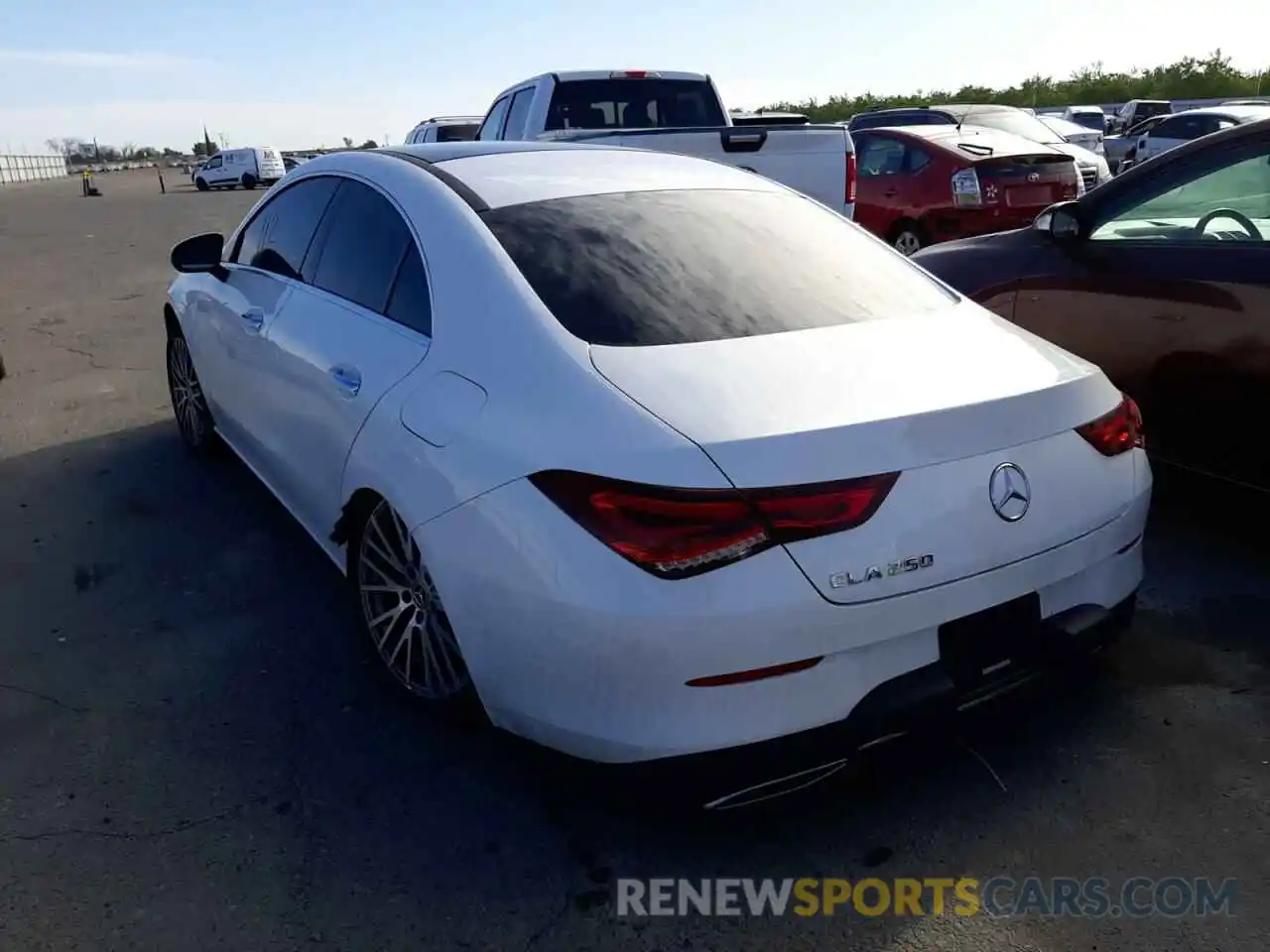 3 Photograph of a damaged car W1K5J4GB4NN264078 MERCEDES-BENZ CLA-CLASS 2022