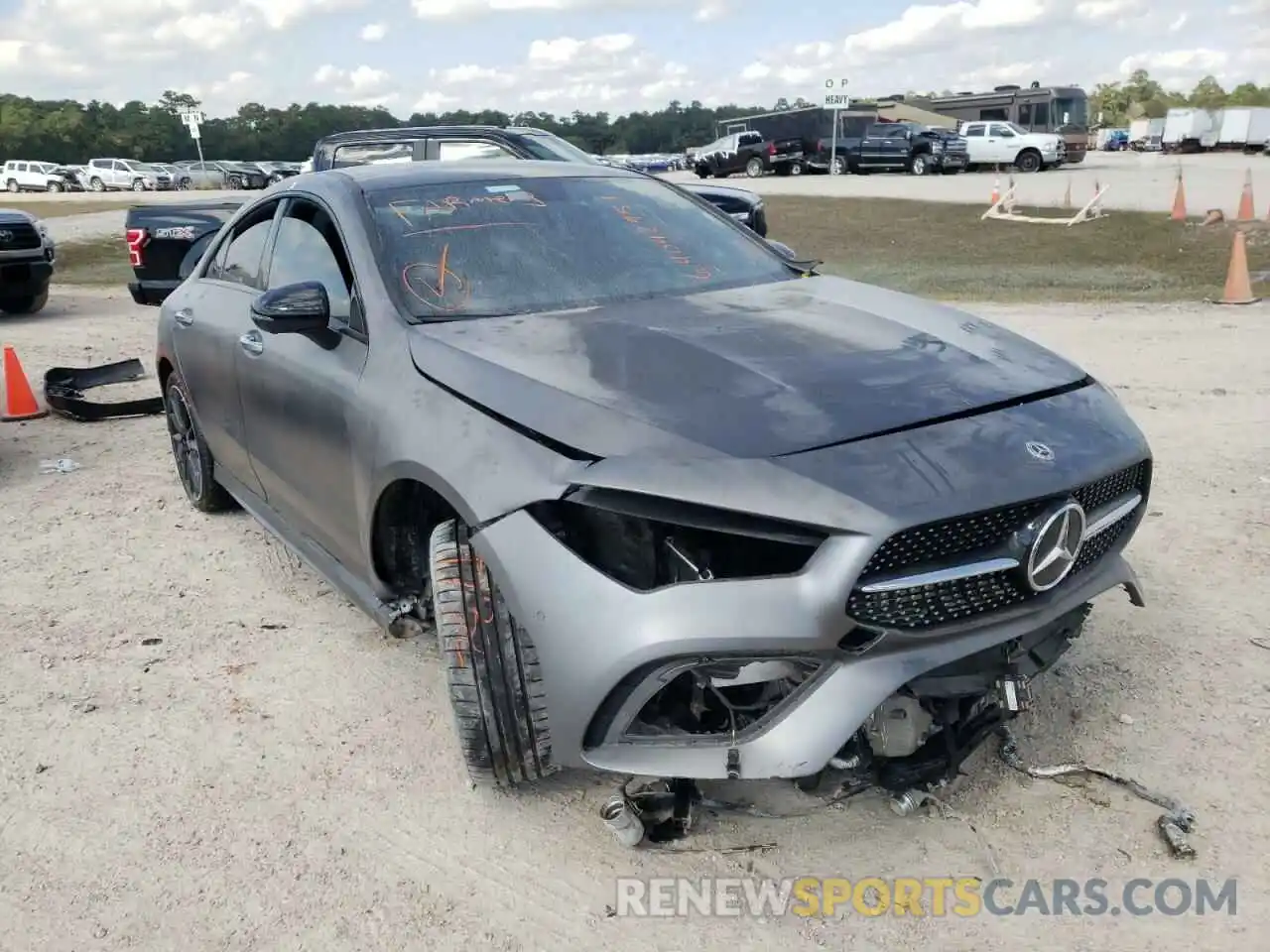 1 Photograph of a damaged car W1K5J4GB6NN247699 MERCEDES-BENZ CLA-CLASS 2022