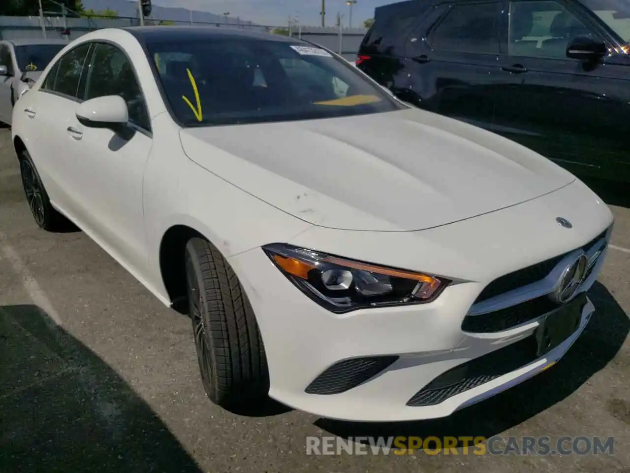 1 Photograph of a damaged car W1K5J4GB6NN300174 MERCEDES-BENZ CLA-CLASS 2022