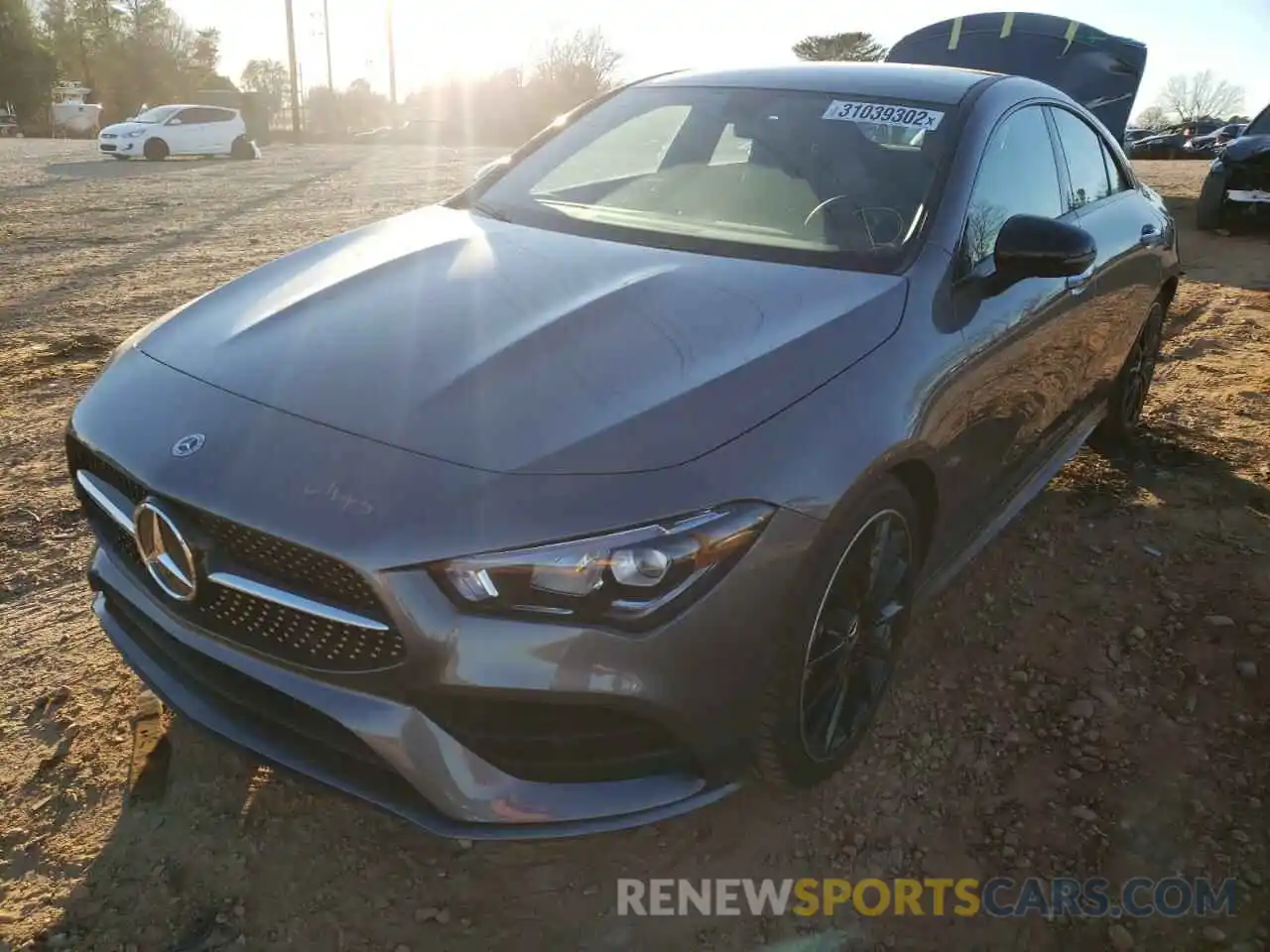 2 Photograph of a damaged car W1K5J4GB7NN250384 MERCEDES-BENZ CLA-CLASS 2022