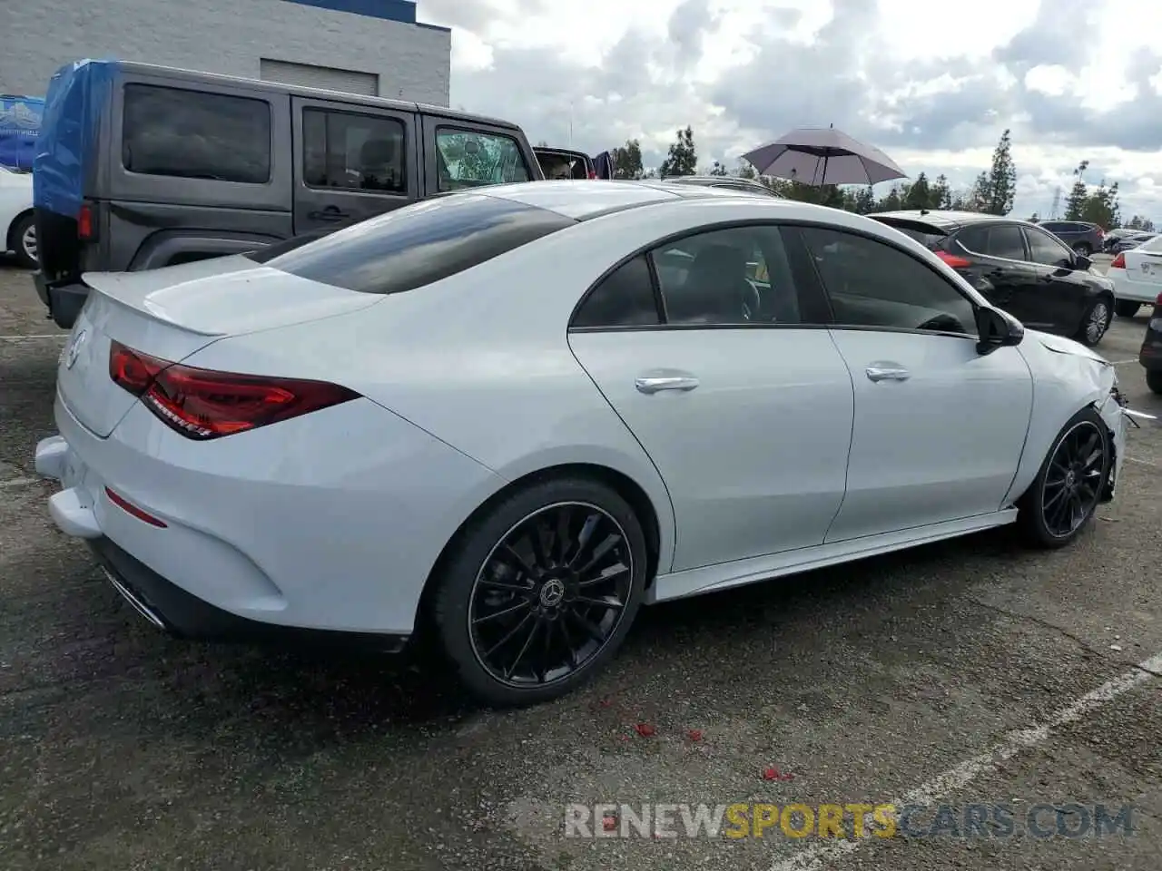 3 Photograph of a damaged car W1K5J4GBXNN320203 MERCEDES-BENZ CLA-CLASS 2022