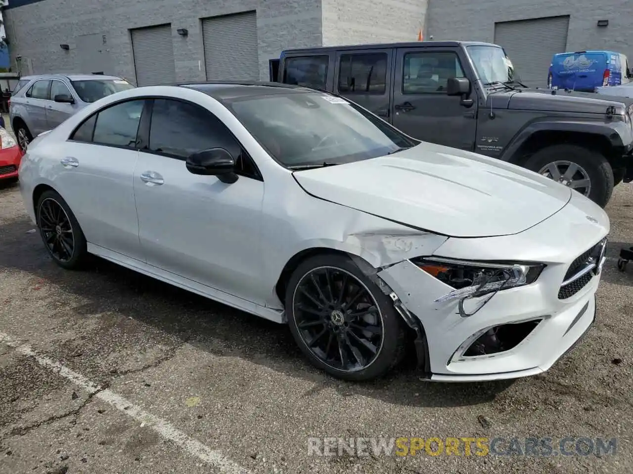 4 Photograph of a damaged car W1K5J4GBXNN320203 MERCEDES-BENZ CLA-CLASS 2022