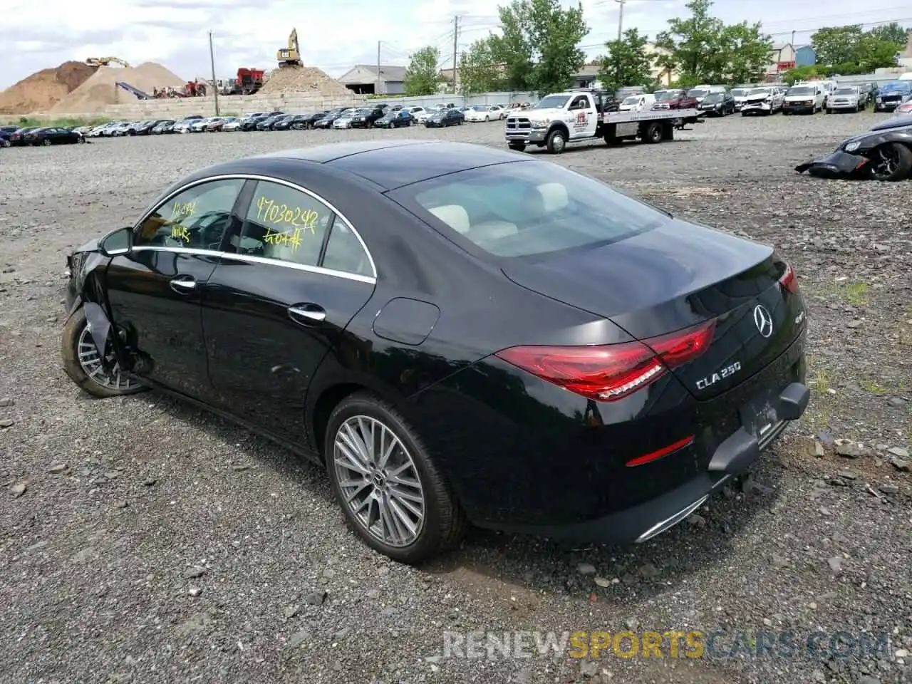 3 Photograph of a damaged car W1K5J4HB0NN263699 MERCEDES-BENZ CLA-CLASS 2022