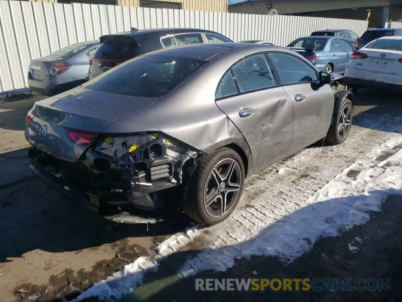 4 Photograph of a damaged car W1K5J4HB1NN263789 MERCEDES-BENZ CLA-CLASS 2022