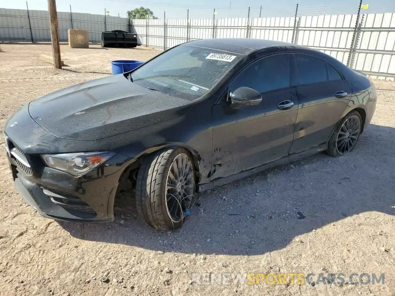 1 Photograph of a damaged car W1K5J4GB1PN348202 MERCEDES-BENZ CLA-CLASS 2023