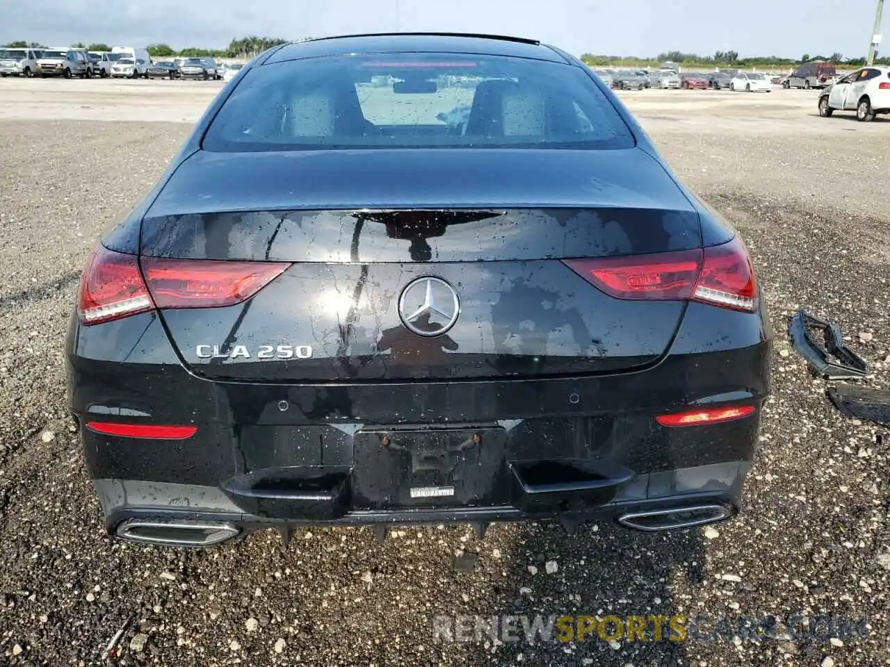 6 Photograph of a damaged car W1K5J4GB4PN393957 MERCEDES-BENZ CLA-CLASS 2023