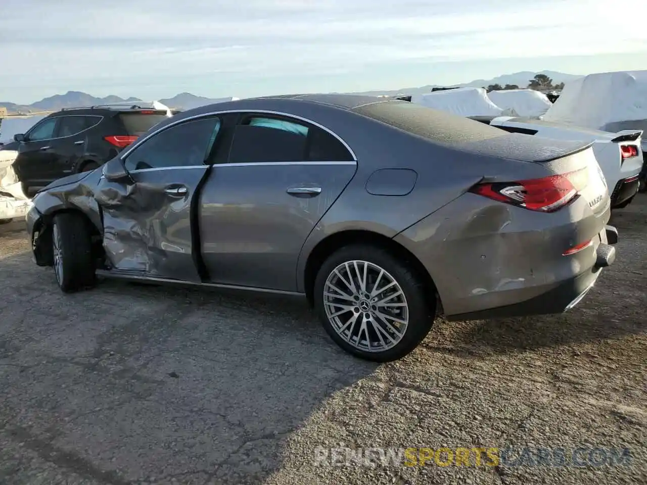 2 Photograph of a damaged car W1K5J4GB8PN370987 MERCEDES-BENZ CLA-CLASS 2023