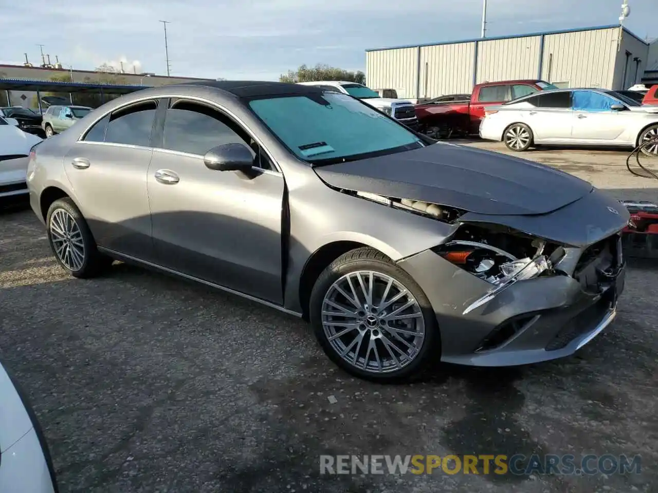 4 Photograph of a damaged car W1K5J4GB8PN370987 MERCEDES-BENZ CLA-CLASS 2023