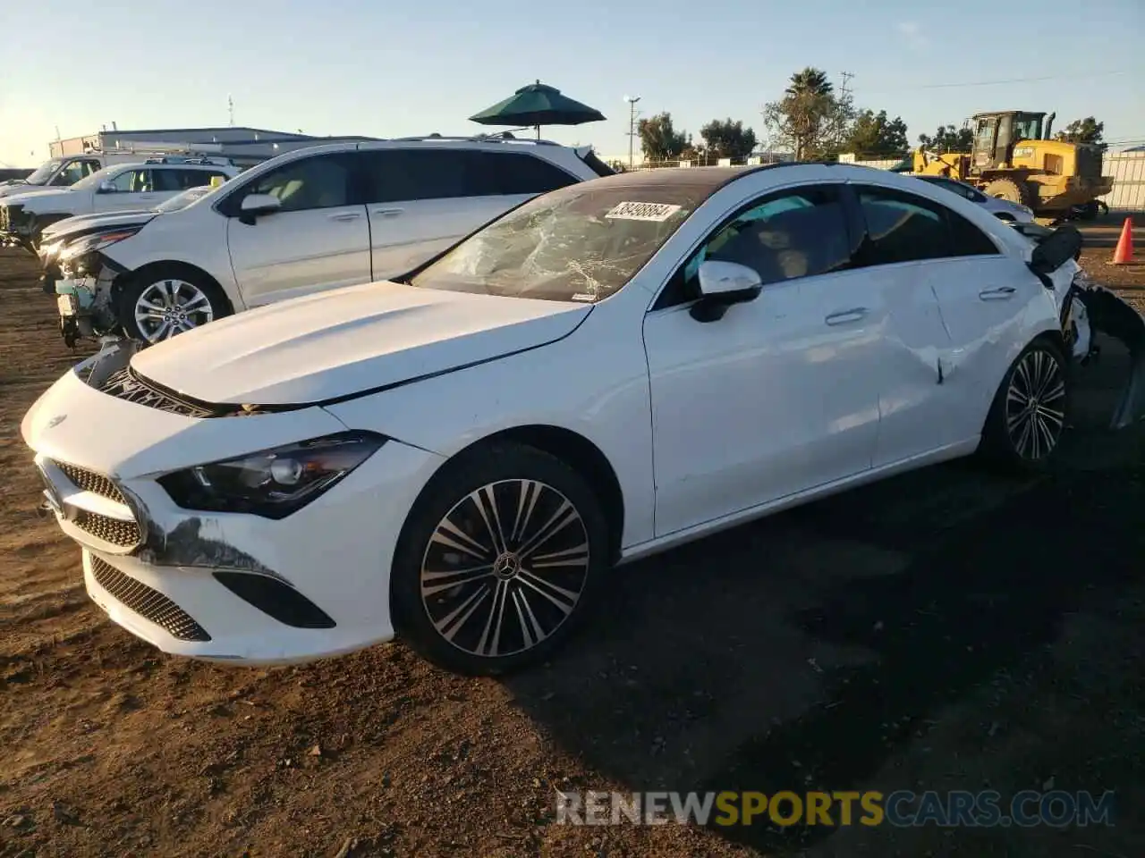 1 Photograph of a damaged car W1K5J4HB0PN411174 MERCEDES-BENZ CLA-CLASS 2023