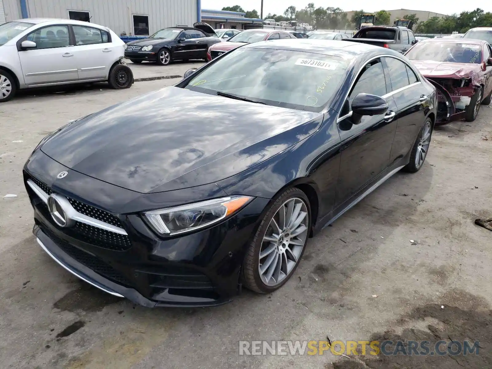 2 Photograph of a damaged car WDD2J5JB1KA027861 MERCEDES-BENZ CLC-CLASS 2019