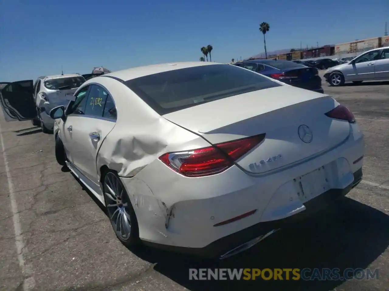 3 Photograph of a damaged car WDD2J5JB9KA041555 MERCEDES-BENZ CLC-CLASS 2019