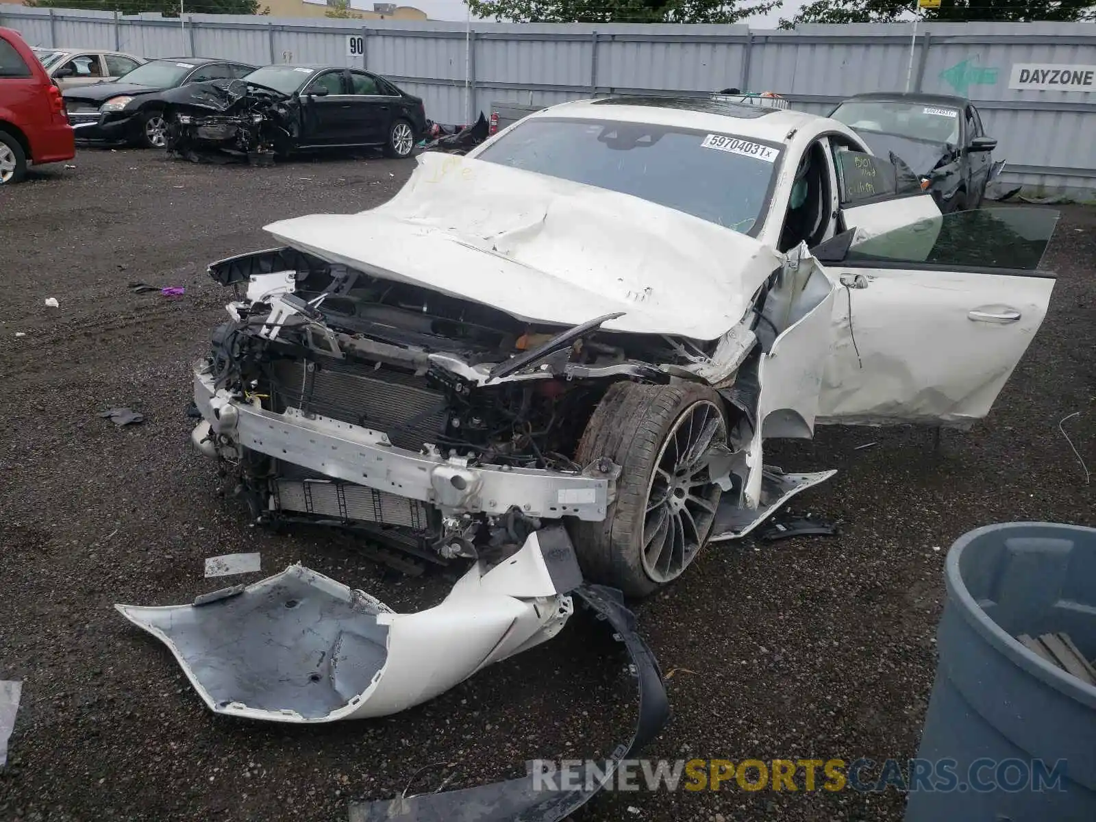 2 Photograph of a damaged car WDD2J6BB1KA029534 MERCEDES-BENZ CLC-CLASS 2019