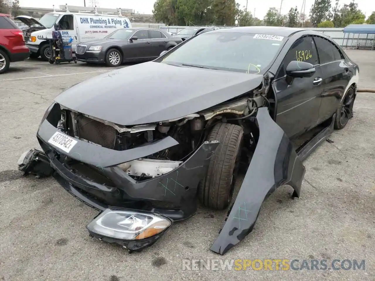 2 Photograph of a damaged car WDD2J6BB6KA019954 MERCEDES-BENZ CLC-CLASS 2019