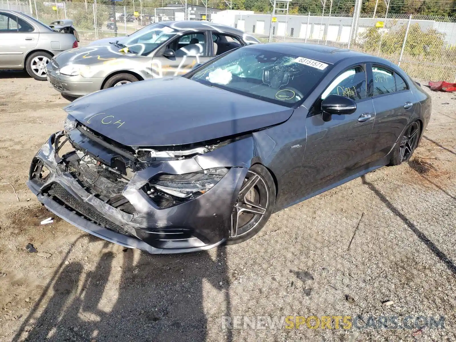 2 Photograph of a damaged car WDD2J6BB6KA044661 MERCEDES-BENZ CLC-CLASS 2019