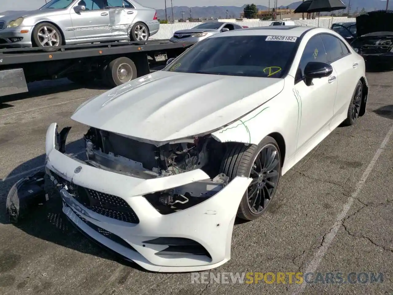 2 Photograph of a damaged car WDD2J5JB4LA048852 MERCEDES-BENZ CLC-CLASS 2020