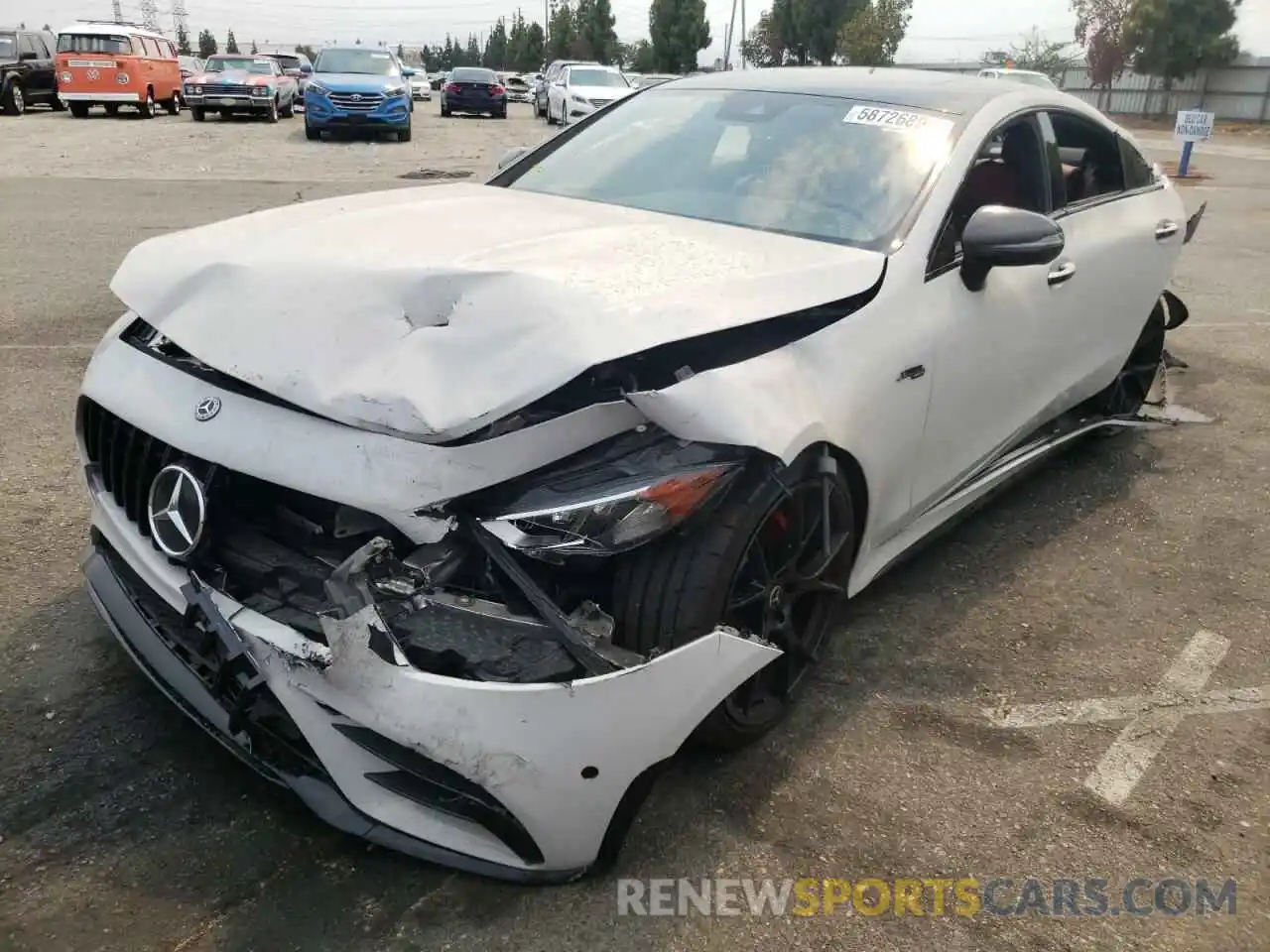 2 Photograph of a damaged car WDD2J6BB1LA049669 MERCEDES-BENZ CLC-CLASS 2020