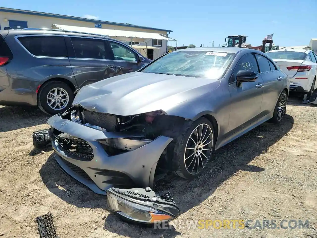 2 Photograph of a damaged car W1K2J5JB7MA087047 MERCEDES-BENZ CLC-CLASS 2021