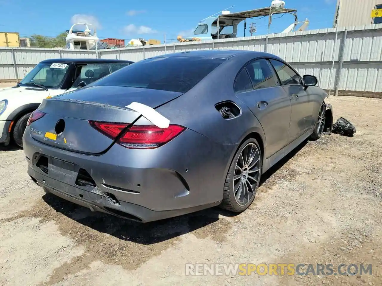 4 Photograph of a damaged car W1K2J5JB7MA087047 MERCEDES-BENZ CLC-CLASS 2021