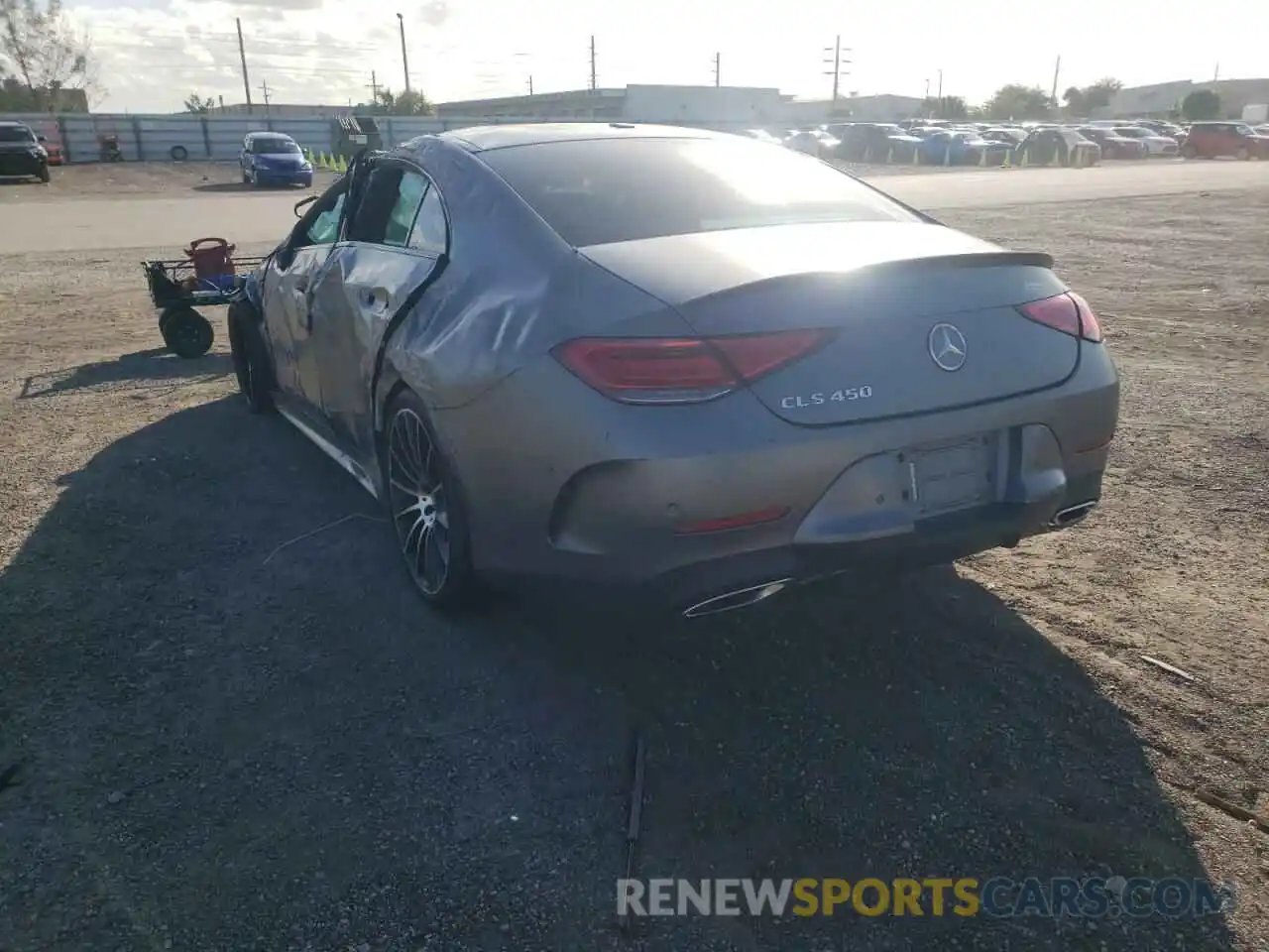 3 Photograph of a damaged car W1K2J5JBXMA086409 MERCEDES-BENZ CLC-CLASS 2021