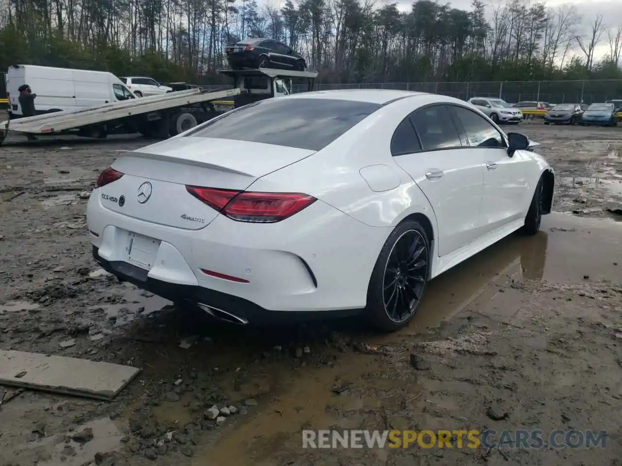 4 Photograph of a damaged car W1K2J5KB4MA089854 MERCEDES-BENZ CLC-CLASS 2021