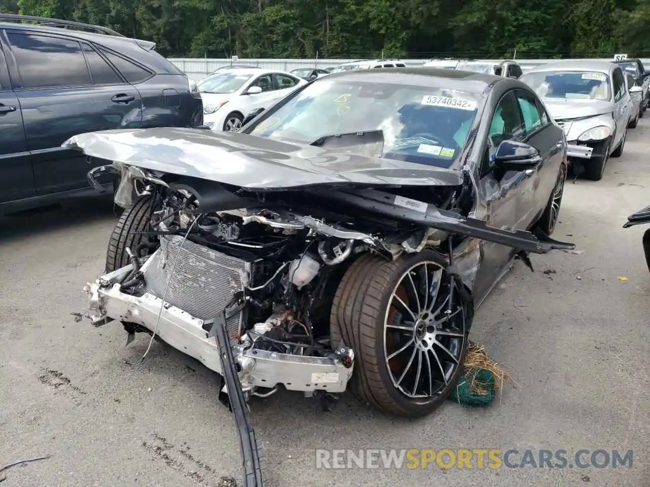 2 Photograph of a damaged car W1K2J5KB5MA090950 MERCEDES-BENZ CLC-CLASS 2021