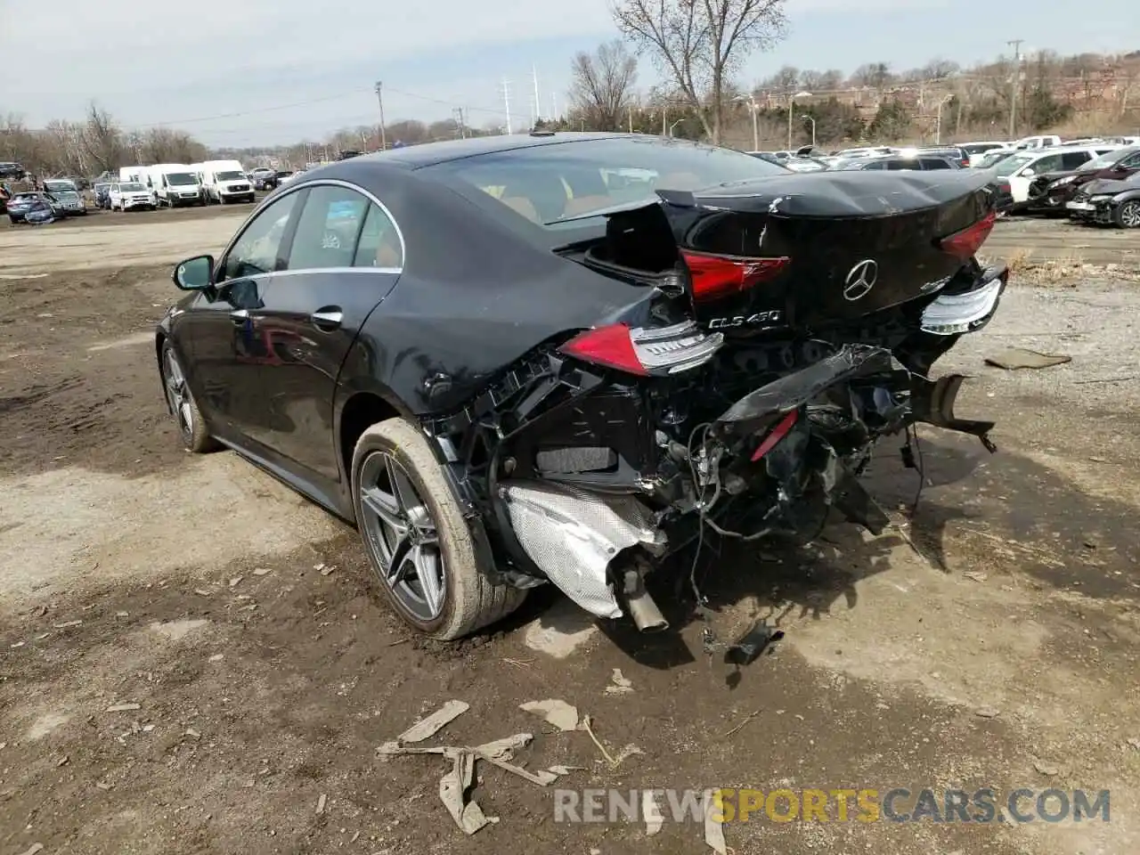 3 Photograph of a damaged car W1K2J5KB6MA083490 MERCEDES-BENZ CLC-CLASS 2021