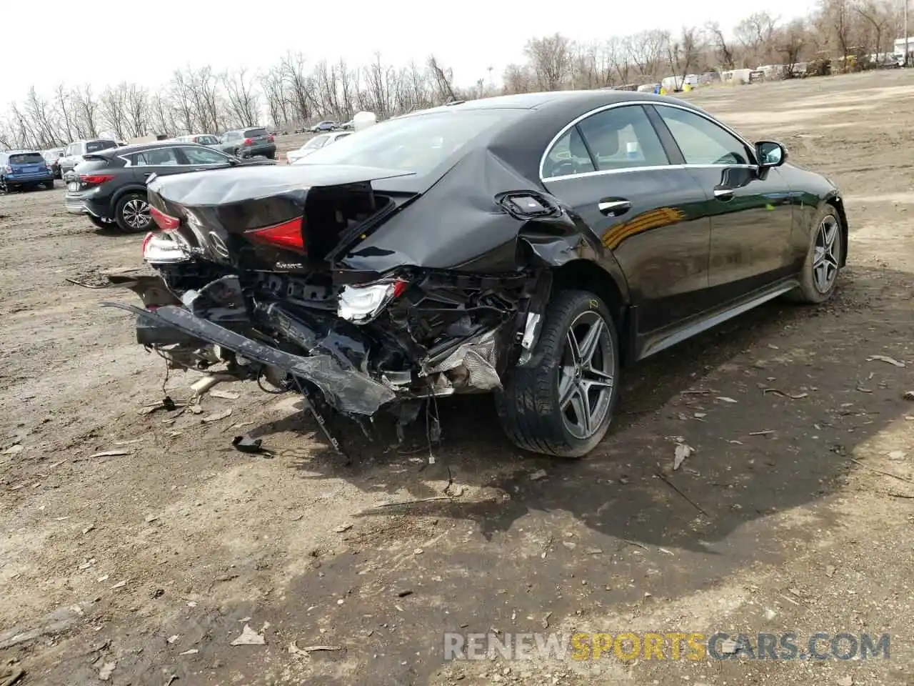 4 Photograph of a damaged car W1K2J5KB6MA083490 MERCEDES-BENZ CLC-CLASS 2021