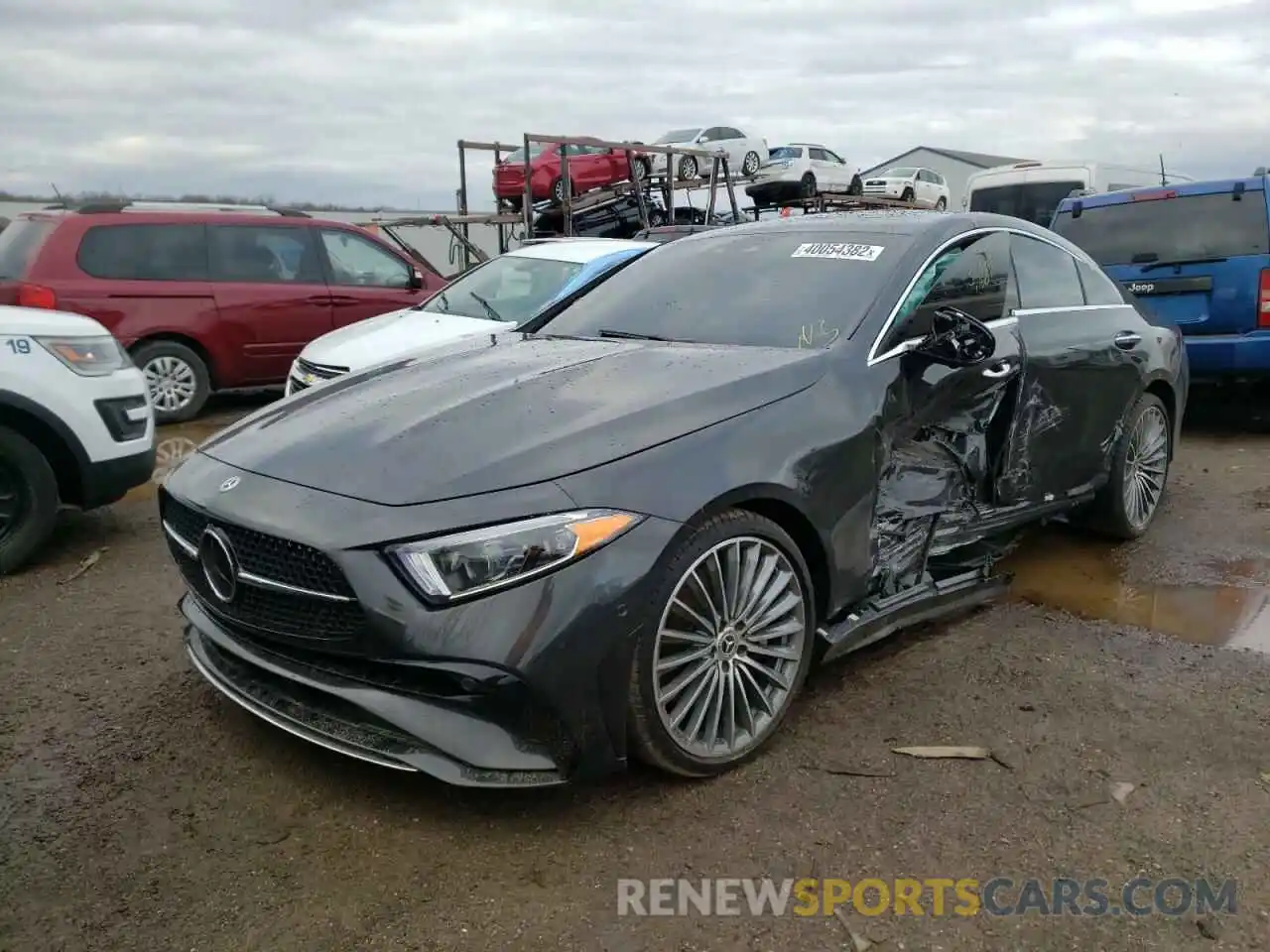 2 Photograph of a damaged car W1K2J5KB9NA095411 MERCEDES-BENZ CLC-CLASS 2022