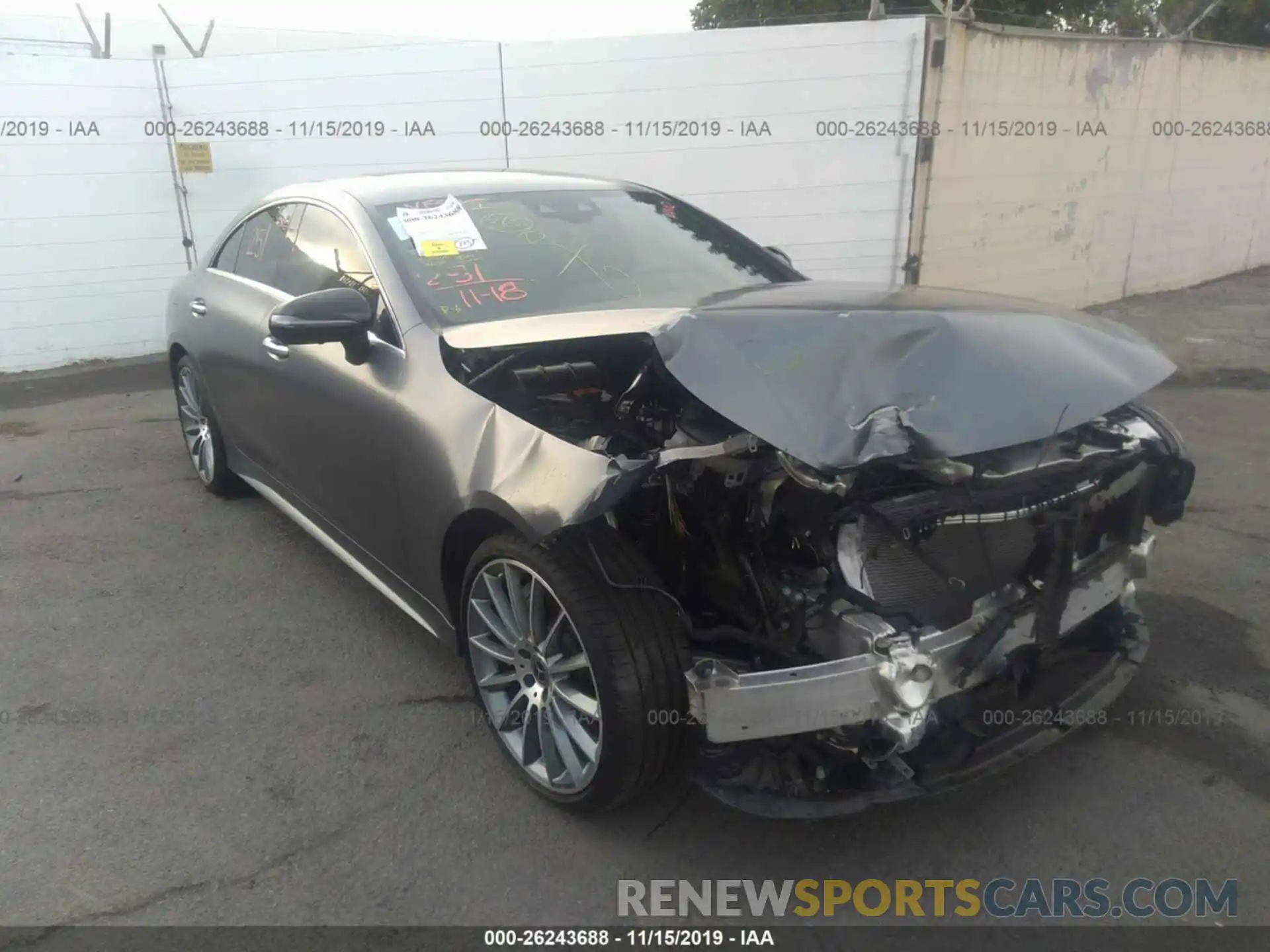 1 Photograph of a damaged car WDD2J5JB1KA008193 MERCEDES-BENZ CLS 2019