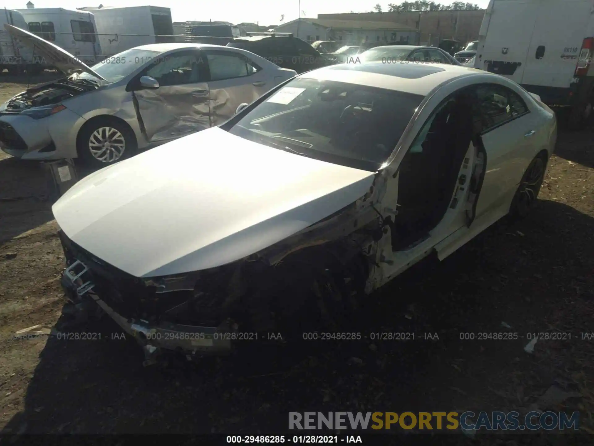 2 Photograph of a damaged car WDD2J6BB0KA042033 MERCEDES-BENZ CLS 2019